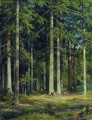 bosque de abetos 1891 paisaje clásico Ivan Ivanovich árboles